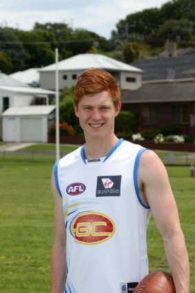 Louis Herbert after being drafted by the Suns from South Warrnambool. 