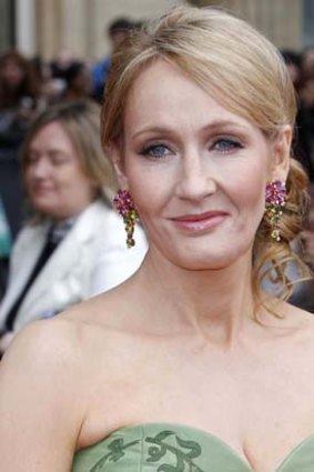 Poking fun at Britain's middle classes ... J.K. Rowling with her new book <em>The Casual Vacancy</em>.