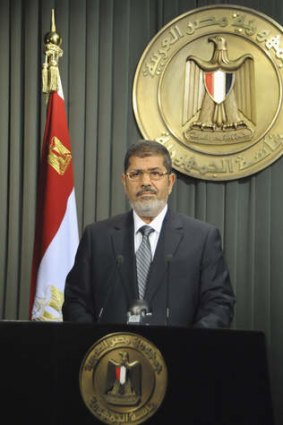 President Mohammed Mursi &#8230; ''I must stop bloodshed.''