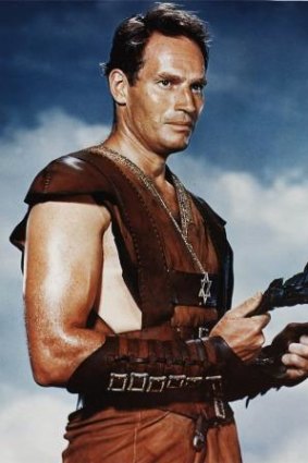 Sandal epic: Charlton Heston in <i>Ben Hur</i>.