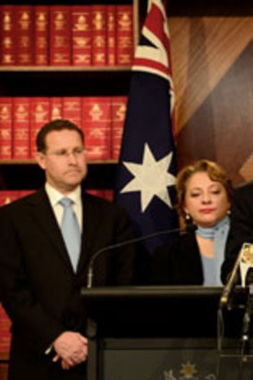 Tony Abbott, Joe Hockey and Sophie Mirabella, who lost her seat.