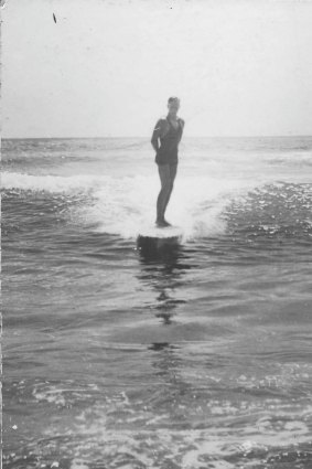 John Williams was a keen surfer before he went to war as an early Australian recruit to the RAF. Photos  from <i>A True Story of the Great Escape</i> by Louise Williams.