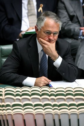 Liberal leader Malcolm Turnbull.