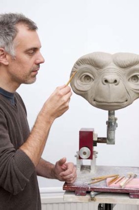 The making of the E.T. wax work.