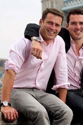 Brothers in news: Karl and Peter Stefanovic.