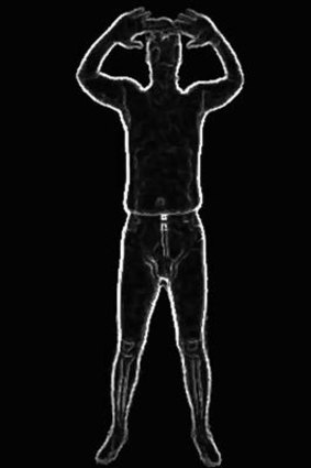 An example of the full body scanning technology.