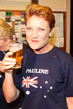Pauline Hanson: ''Goodbye forever.''