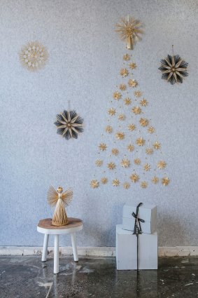 No prizes for guessing the inspiration: neutral-hued decorations from The Woodsfolk.