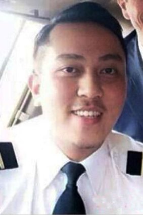 Fariq Abdul Hamid, co-pilot of MH370, in a photo posted to his community Facebook pages.