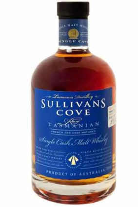 Sullivan's Cove's winning French Oak Cask single malt whisky.