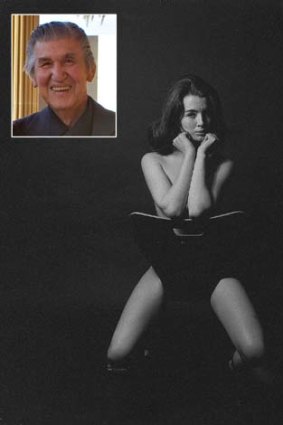 Iconic photographer: Lewis Morley (insert) and his best know image featuring Christine Keeler.