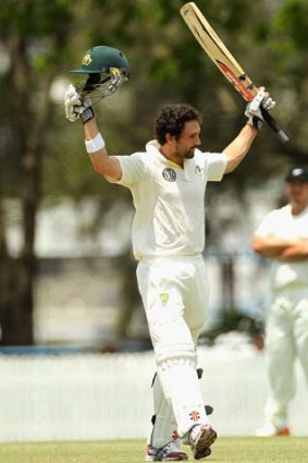"I weight 73 kilos. Physics will tell me that ball isn't going to go as far off my bat" ... Ed Cowan
