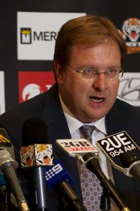 David Trodden ... outgoing Wests Tigers chairman.