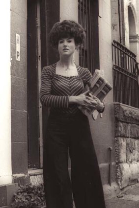 Juanita Nielsen outside her office in 1974.