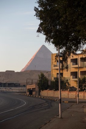 Tourism to Giza near Cairo - famed site of the pyramids and the Sphinx - has slumped as fears of terrorism and political upheaval stalk Egypt. 