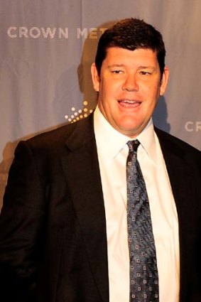 Shares in Echo Entertainment rose after reports that James Packer accumulated 4.9 per cent of Tabcorp.