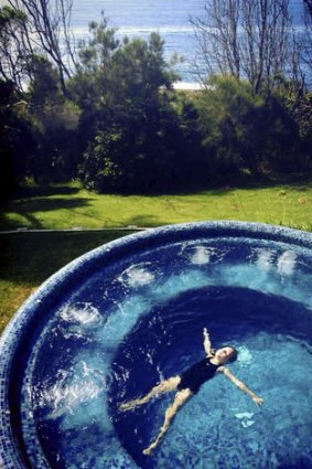 The giant jacuzzi at Rick's Place in Mollymook.