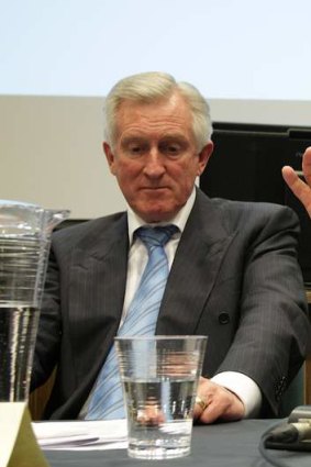 "I don't believe in unlimited access to the public purse": Former Liberal leader Dr John Hewson.