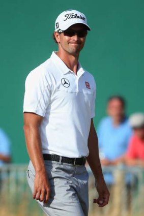 "You just have to be tough coming down the stretch": Adam Scott.