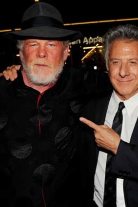Cast members ... Nick Nolte and Dustin Hoffman.