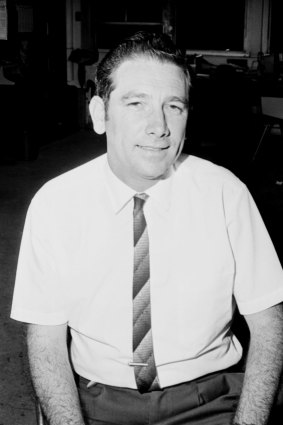 Gus Lindner during his days at <i>The Sun-Herald</i> in 1968.