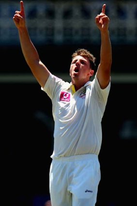 Back in action ... James Pattinson has been named in the Australian squad to play Sri Lanka at the MCG on Friday.