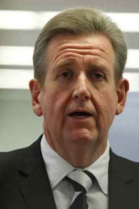 Premier Barry O'Farrell: has been accused of "forcing over 300,000 workers in NSW to pay for their own superannuation increases".