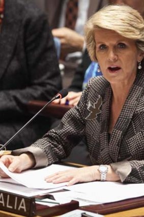 Julie Bishop: Her explanations have not pleased the Indonesians.