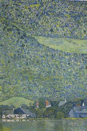 Gustav Klimt's Litzlberg am Attersee is to be auctioned in New York.