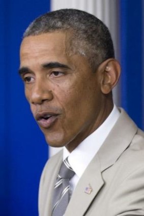 Pressure building: US President Barack Obama.