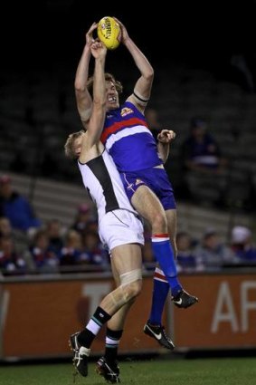 'A stunning moment': Ayce Cordy's brilliant mark against Port Adelaide in round 12.