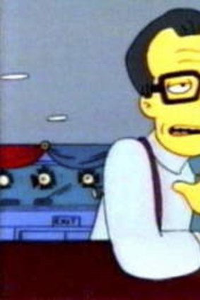 Larry King in his Simpsons guise.