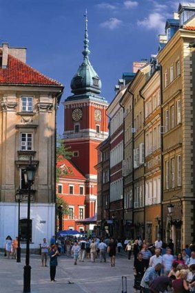 Something old, something new ... Warsaw streets.