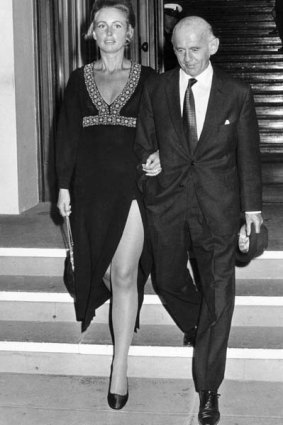 A 1971 photo of the then Australian Prime Minister William McMahon with his wife, Sonia.