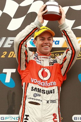 Craig Lowndes, whose title-winning teammate Jamie Whincup pulled over in the pit lane and let him past for the final pit stop.