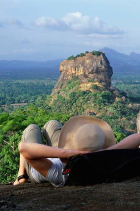 Contemplation at Sigiriya.