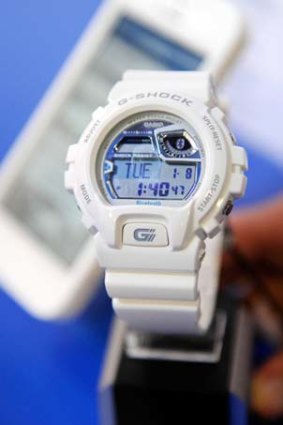 Timed ... Casio's Bluetooth G-Shock watch.