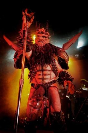 Gwar frontman David Brockie as Oderus Urungus.