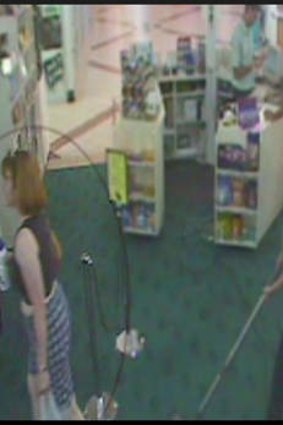 Some of Susan Winburn's last moments alive, caught on CCTV.