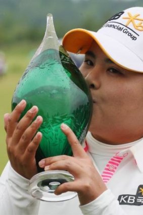 Inbee Park after winning the Manulife Financial LPGA Classic.
