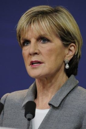 Julie Bishop.