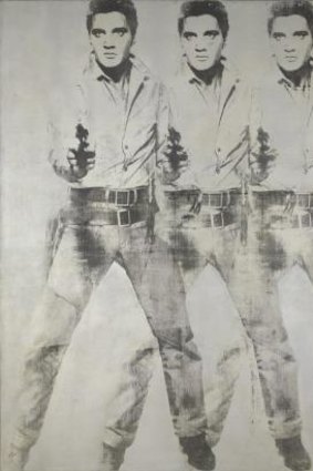 <i>Triple Elvis</i> (1963) by Andy Warhol.