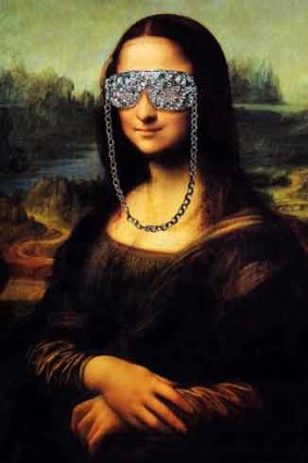 Bling for the Mona Lisa.