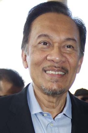 Anwar Ibrahim &#8230; on an election footing for April vote.