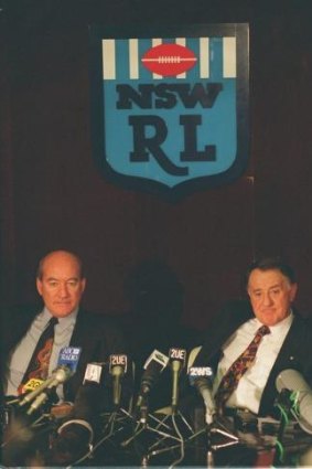 Respected duo: John Quayle and Ken Arthurson made many unpopular important decisions for rugby league.
