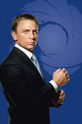 Daniel Craig as James Bond.