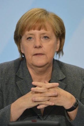 Angela Merkel: strictness needed.