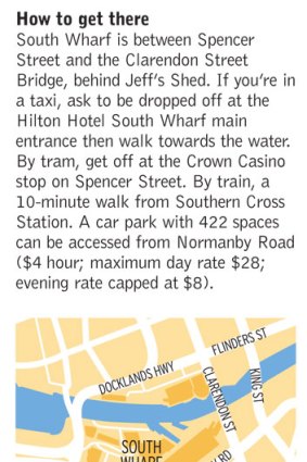 How to get to South Wharf.