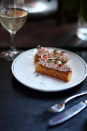 Lobster brioche toast at Cumulus Inc.