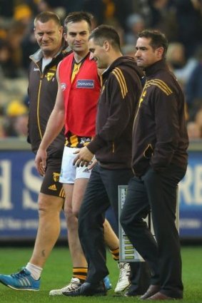 Hawthorn's Brian Lake will have a big role to play against Geelong.